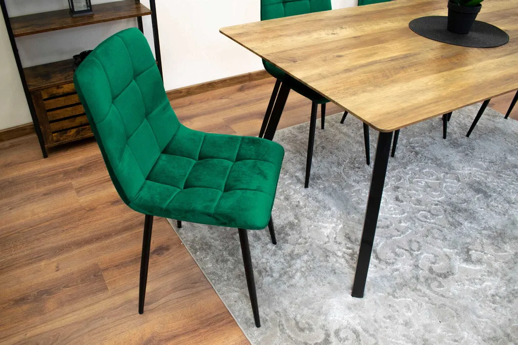 Sedia Valora KARA Verde Scuro - Sedia Moderna per Cucina e Sala - 8