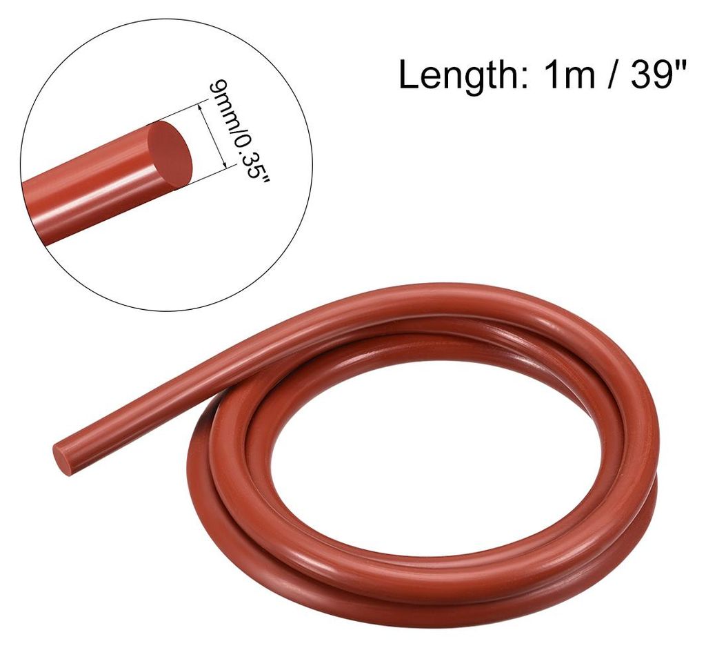 3/8"(9mm) weich Silikon Biegeeinsatz Rohr fš¹r stiff Schl?uche 3.3ft Rot