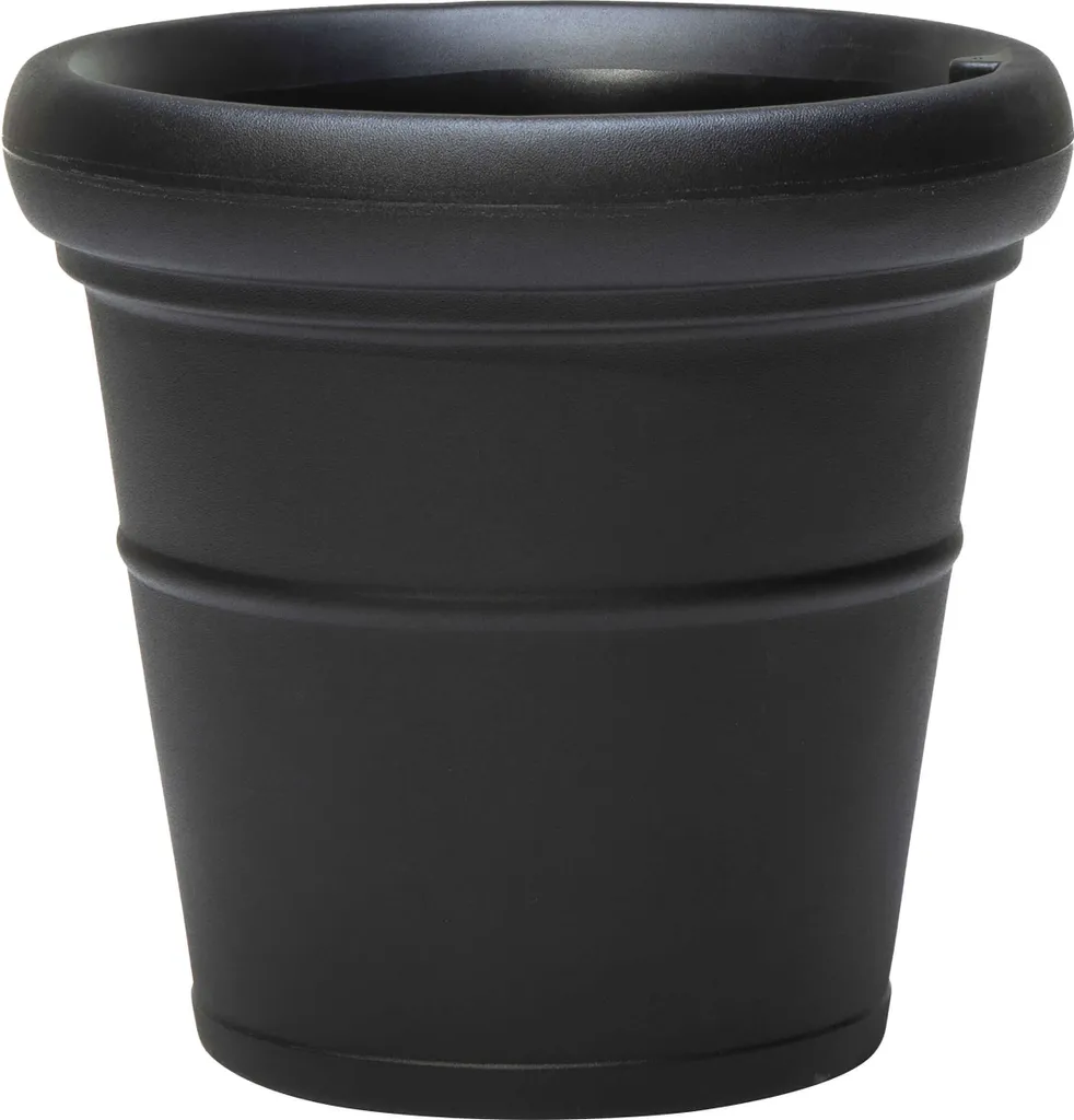 Jardinière de Balcon Design Onyx Noir Step2 Claremont Haute Qualité