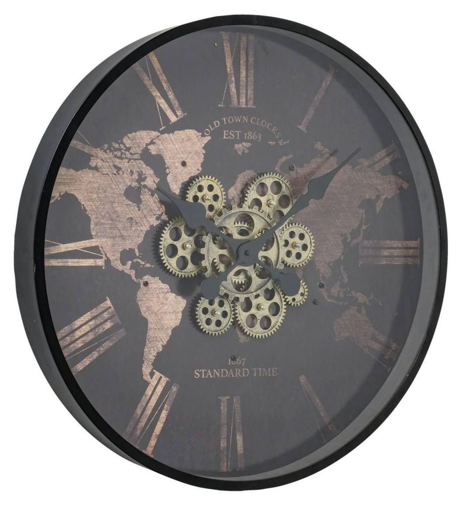 Wanduhr mit sichtbarem Uhrwerk RODAS, Ø 57 cm Produktbild 
