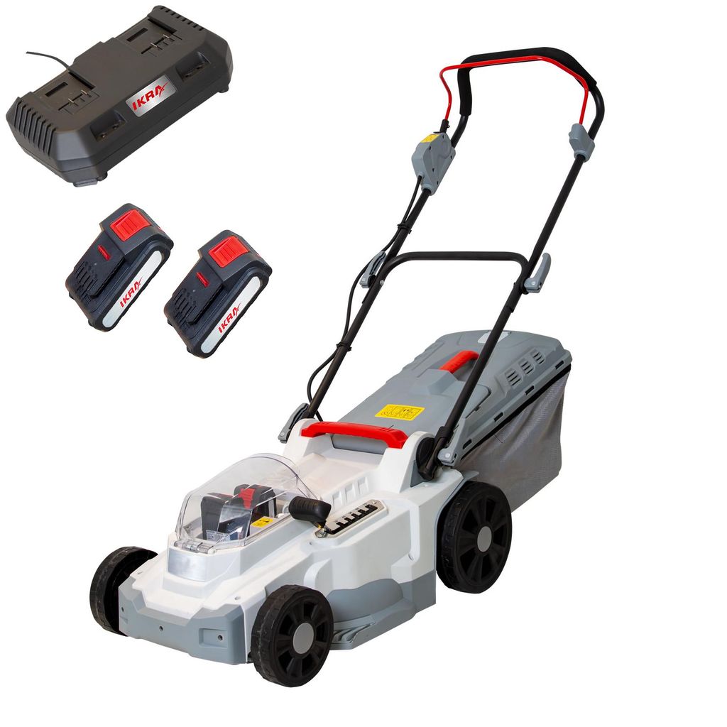 IKRA Accu-grasmaaier ICM 2/2037 | 2x20V | 37 cm maaibreedte Productafbeelding 