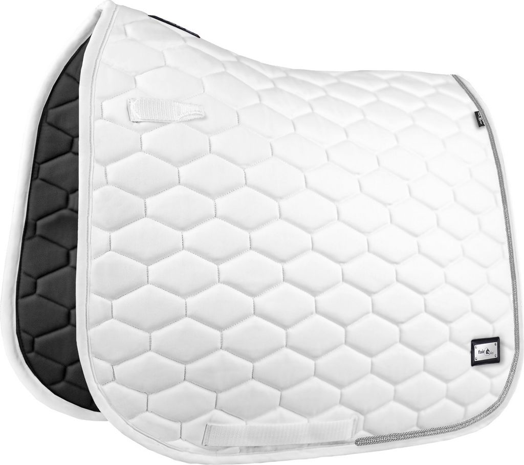 Fairplay Dressurschabracke Hexagon Crystal, versch. Farben, Farbe:grey melange