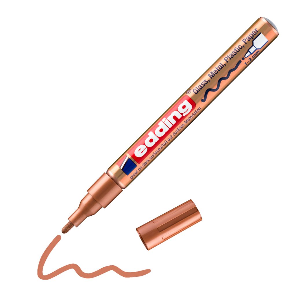 edding 751 lesklý náter marker meď Obrázok produktu 