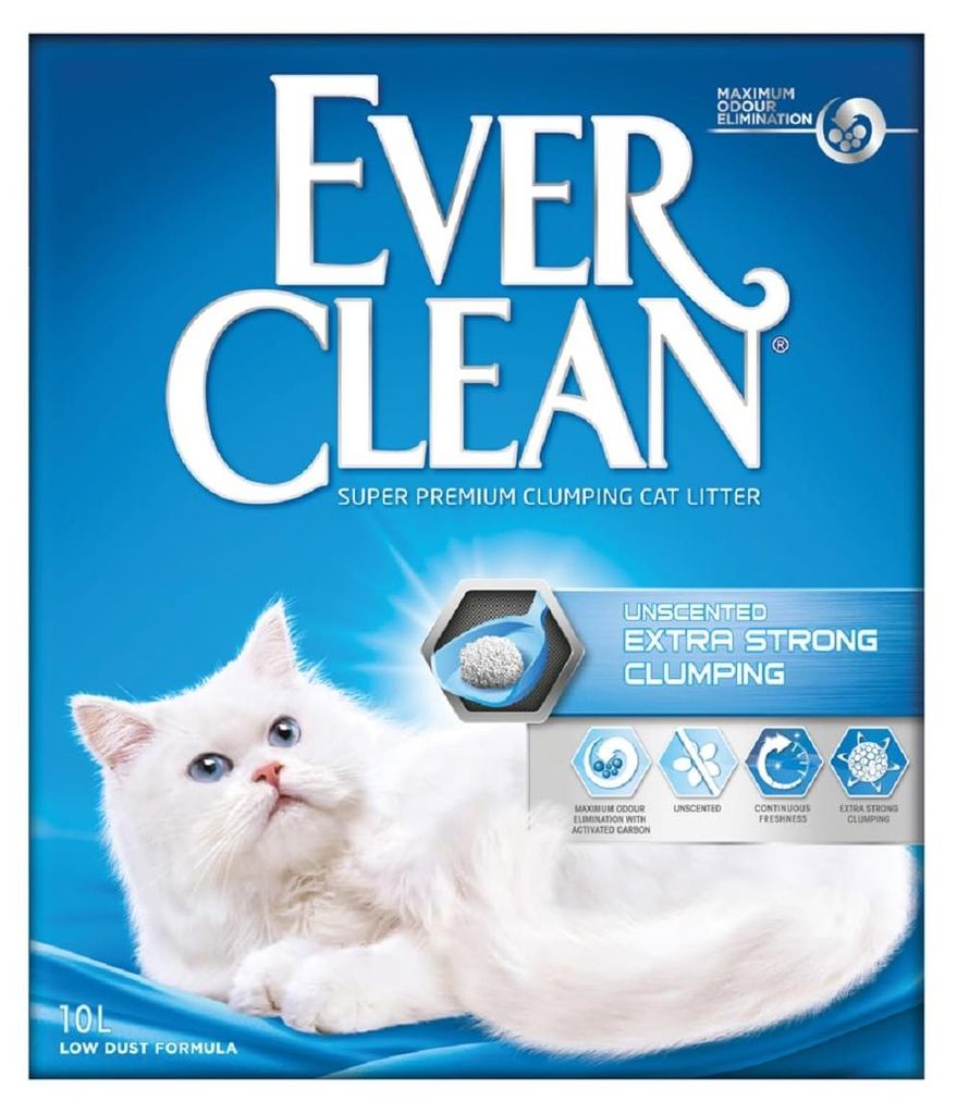 Ever Clean extrastark klumpende Katzenstreu 10L duftstofffrei