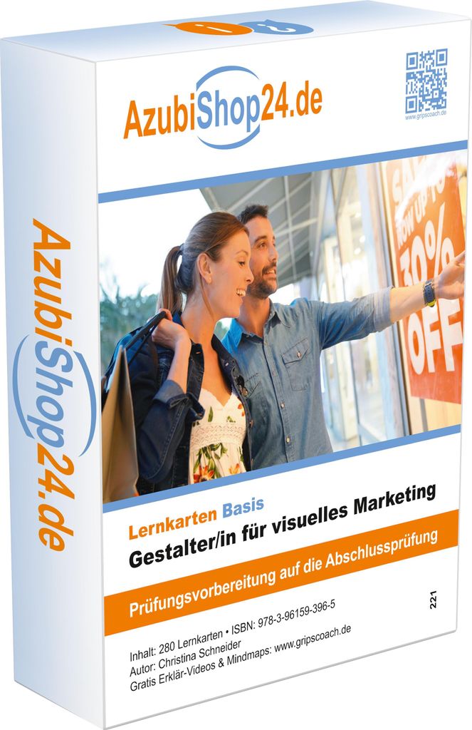 Gestalter /in für visuelles Marketing Lernkarten Prüfungsvorbereitung Prüfungsvorbereitung