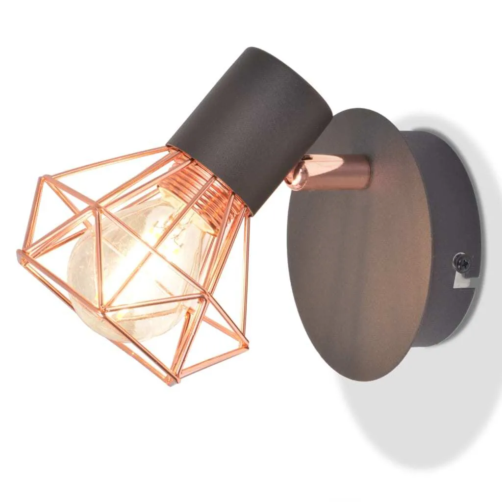 Applique 2 unità con 2 lampadine LED 8 W - 3