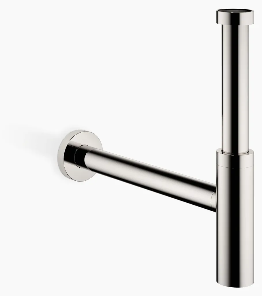 Siphon tubulaire haut de gamme Dornbracht 10060970-08 en platine brossé