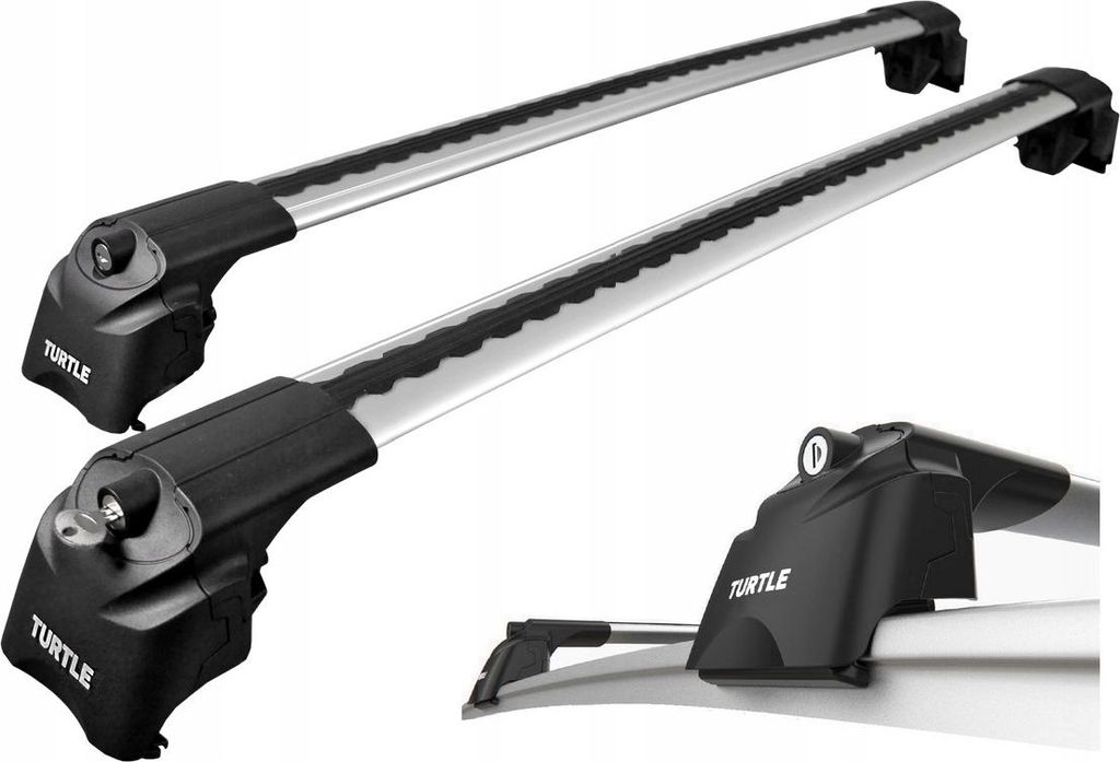 Turtle Air2 Air-2 Low Base Dachgepäckträger Silber 86/94