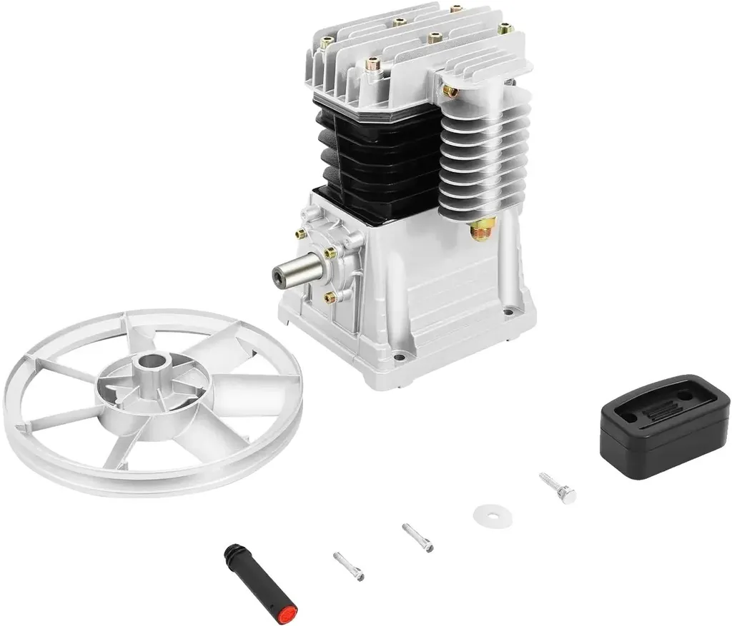 Compresseur d'air pistons 3 CV Argent idéal peinture et gonflage 50L
