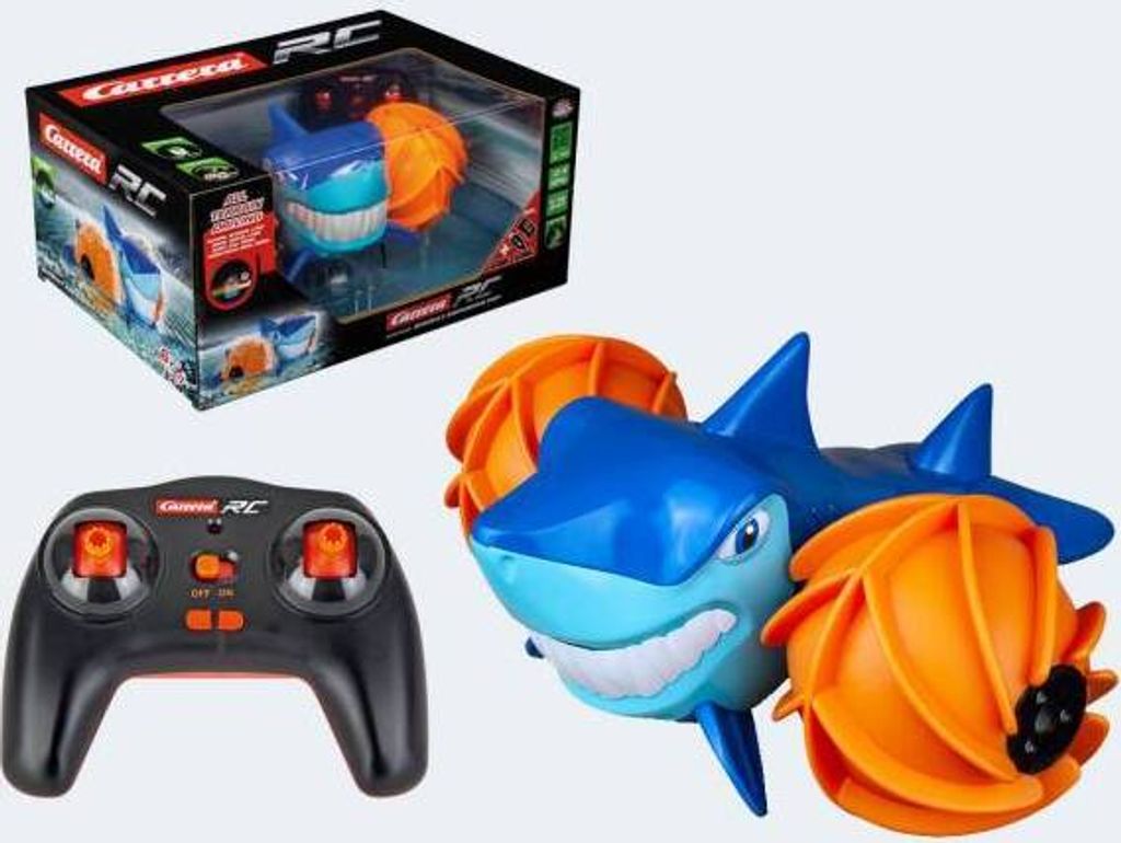 RC Carrera Sharrky Amphibious Fish 2,4GHz m Akku