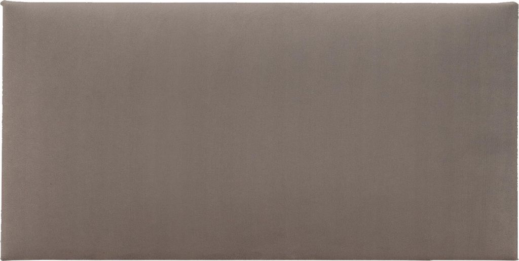 Komvortowy | Polsterpaneel | Wandkissen Velours Grau 30x60 Produktbild 