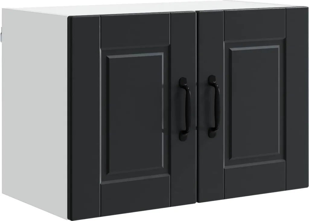 Pensile Cucina SYFAX Nero 60cm | Design Minimalista in Multistrato