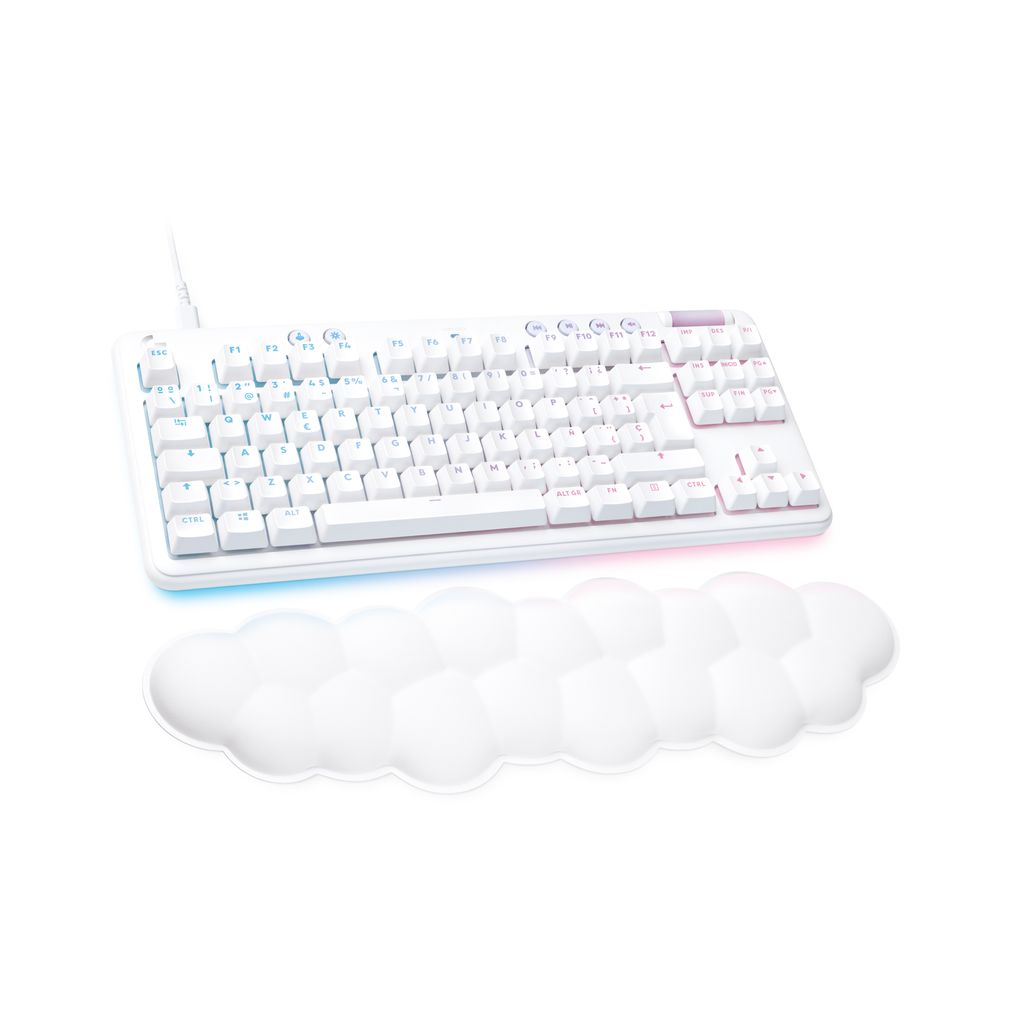 Logitech G G713 - Tastatur - Ohne Zehnertastatur - Hintergrundbeleuchtung - USB - QWERTY - Spanisch - Tastenschalter: Tactile - weiß