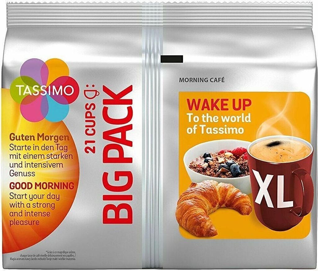 TASSIMO Vielfaltspaket XL Becherportion 5 Sorten Morning Produktbild 3