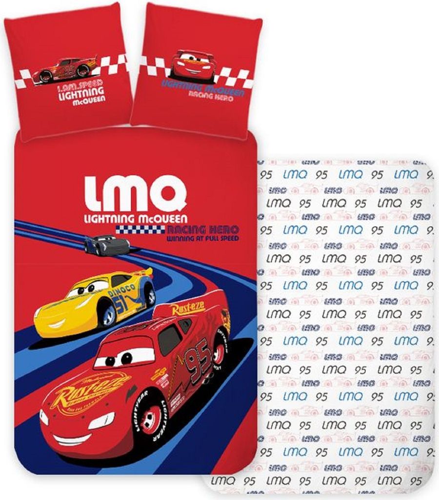 Disney Cars Baby Bettwäsche 40 x 60 cm + 100 x 135 cm Produktbild 