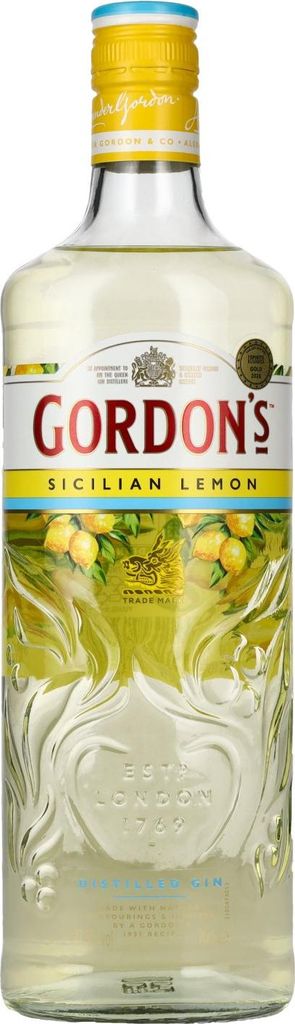 Gordon's Sicilian Lemon Gin, mit Zitrusgeschmack, 37,5% Produktbild 