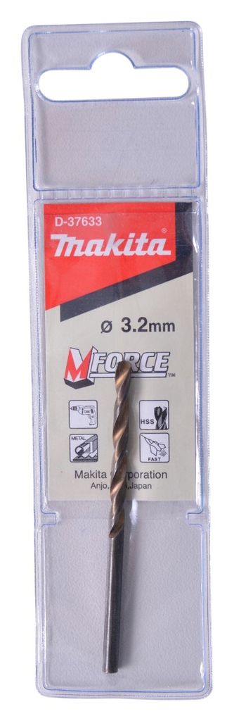 Makita HSS M-Force Metallbohrer Ø 3,2 mm, Länge 65 mm