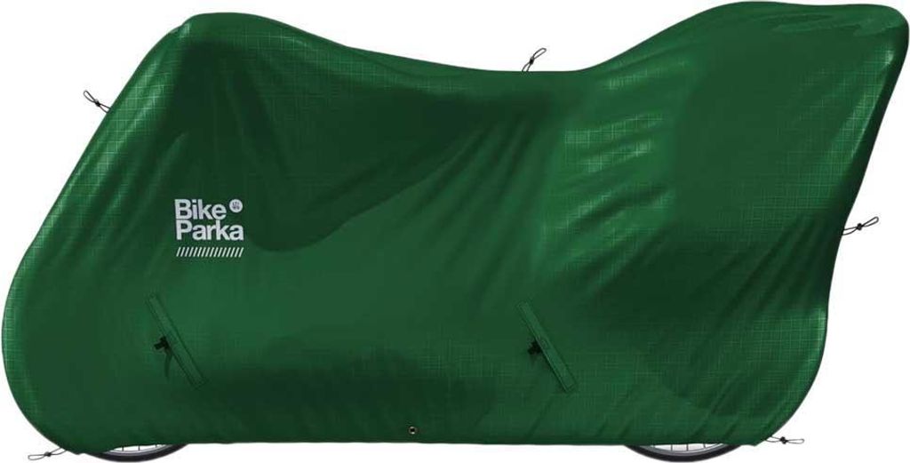 71 BIKEPARKA Couverture de vélo LONGTAIL CHILD SEATS , vert Image du produit 