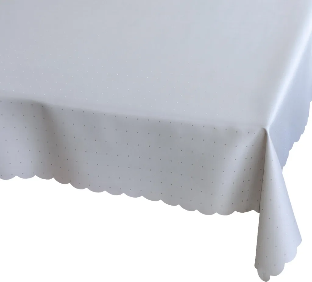 Tovaglia 150 x 250 cm in grigio chiaro per tavolo da pranzo e cucina