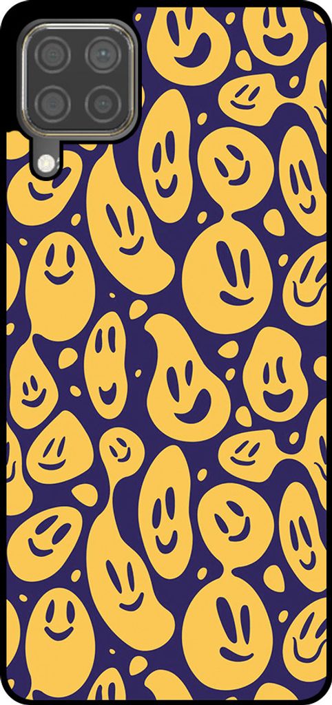 Smartphonica Telefon Fall geeignet für Huawei P40 Lite mit Smiley Druck - TPU zurück Abdeckung Fall Emoji Design - lila gelb