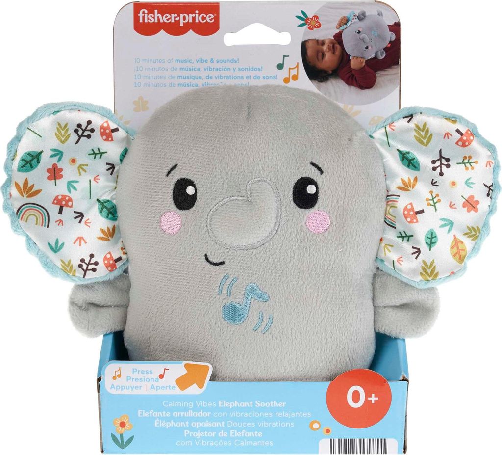 MATTEL Fisher-Price Éléphant apaisant avec musique et Image du produit 