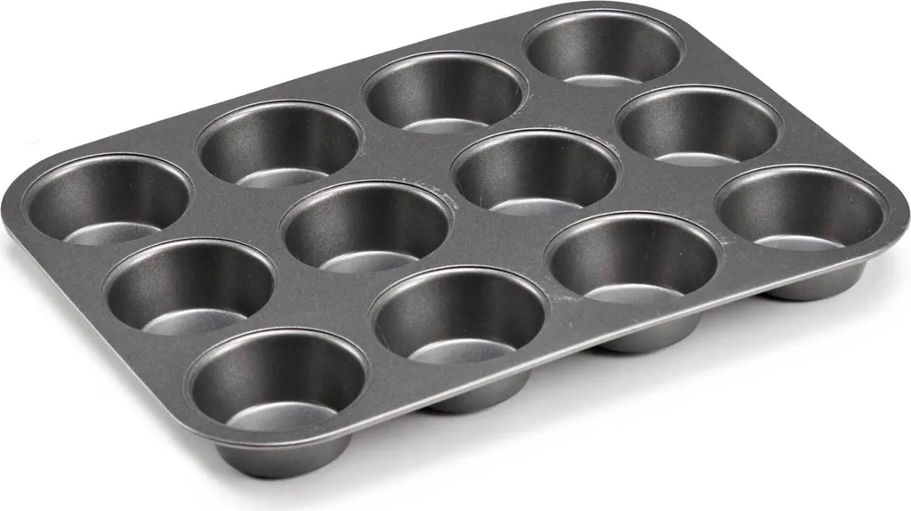 Offerta Stampo Muffin 12 Posti Metallo - Teglia Antiaderente Cupcake