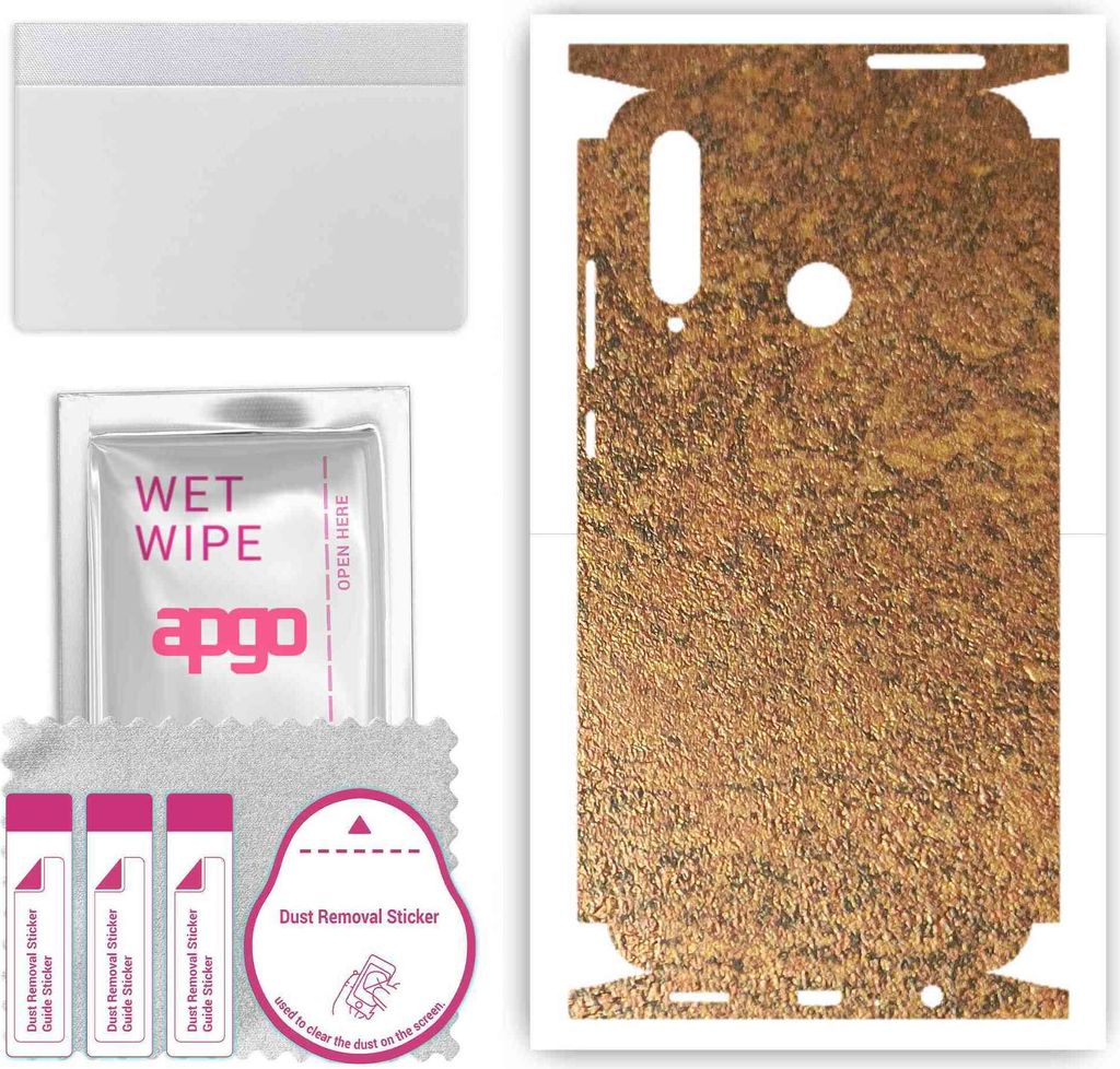 apgo Rückseite + Seiten Schutzfolie, Skin, kompatibel mit Honor 20i, Hinten Displayschutzfolie aus Vinylfolie, kratzfest, einfache Montage - Rosti...