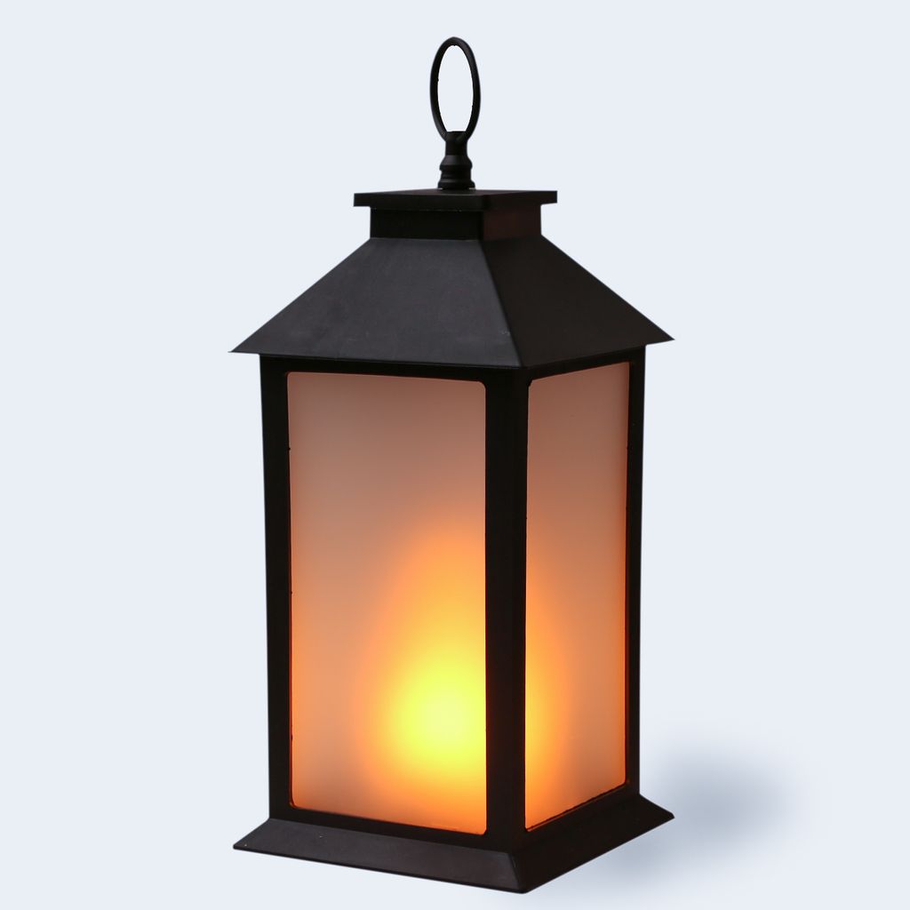 # 3x LED Laterne mit Flammeneffekt flackerndes Licht Lampe 