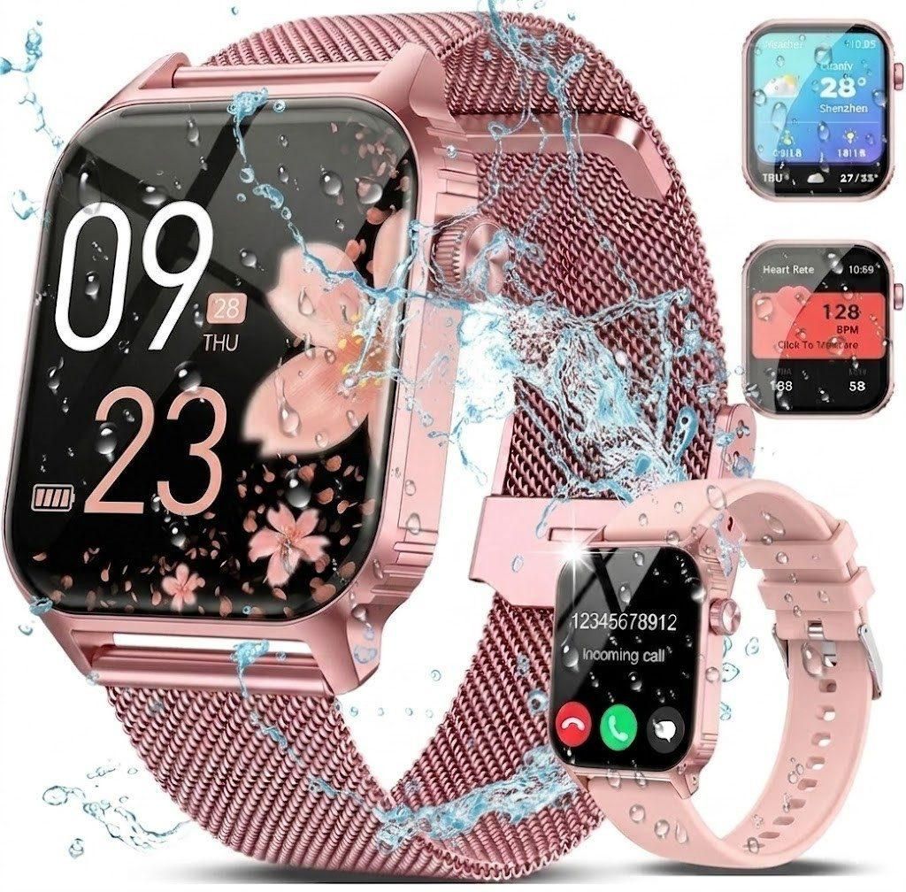 Smartwatch mit Telefonfunktion für Damen & Herren, 1,85 Produktbild 