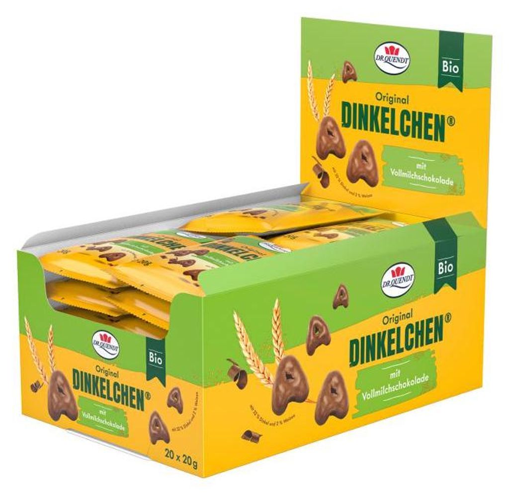 Dr. Quendt Dinkelchen Vollmilch  20x20g Produktbild 