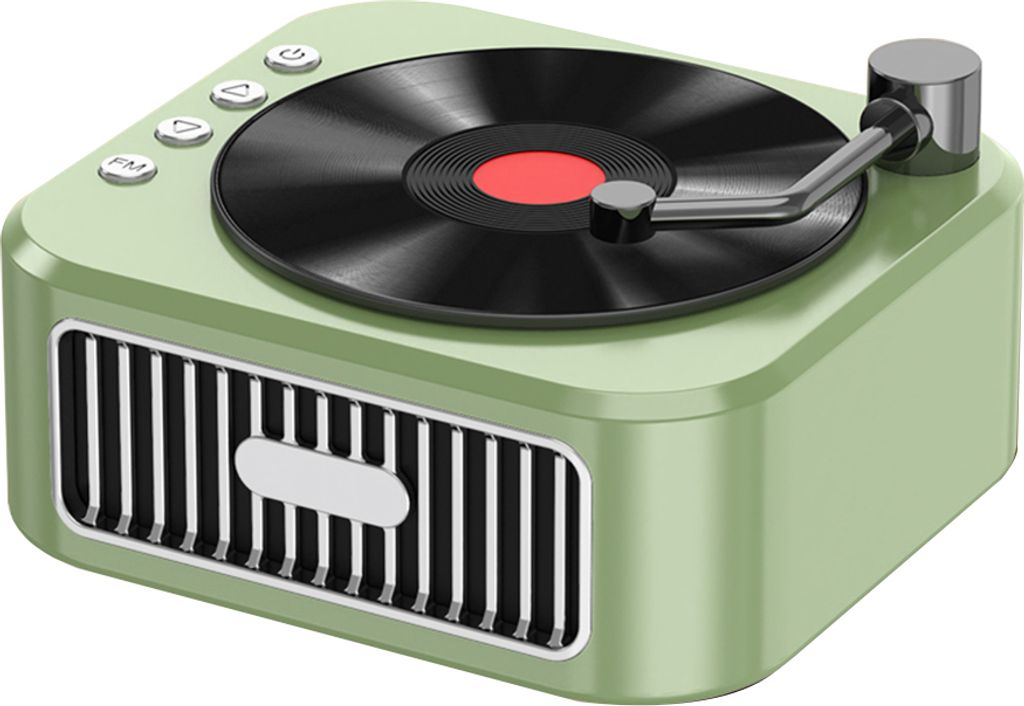 Reproduktor Bluetooth ve stylu vintage CD desek, Obrázek produktu 