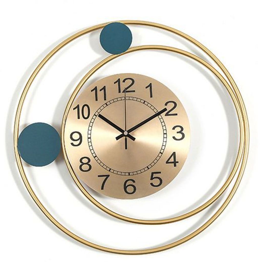 Wanduhr Wanduhr Wohnzimmer Einfache Moderne Dekoration Kreative Wanduhr,42cm (geräuschlose, nicht tickende Uhr)