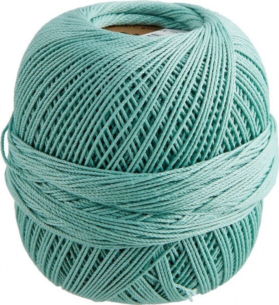 Elisa Häkelgarn,Filethäkelgarn,50g/200m,100% Baumwolle, Stärke 5, für Tischdecken,Vorhänge,NS 1,75-2.0 mm 8544 oceanblau