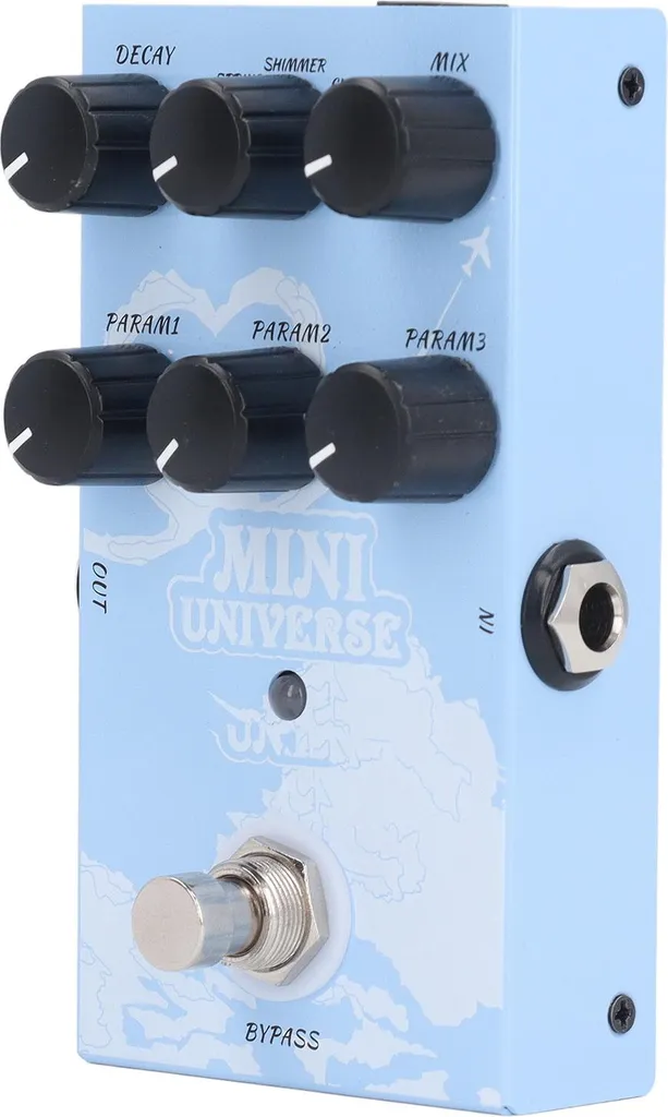 Pédale d'effet réverbération numérique 9 modes, Solution USB-C compacte - 2