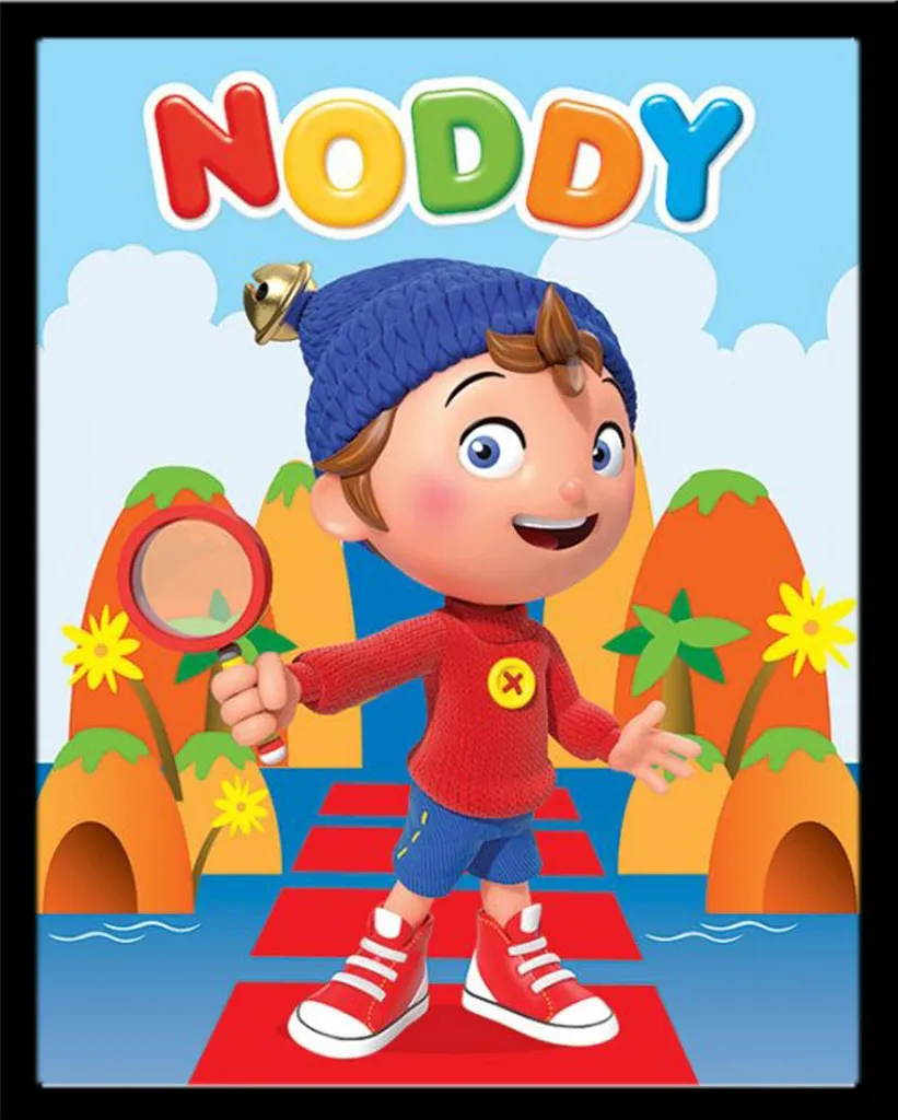 Mini-Poster Noddy Bridge avec cadre amovible Shinsuke® MDF noir 40x50