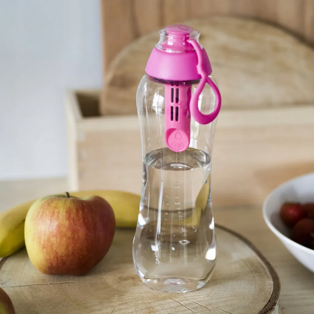 Dafi Borraccia Filtrante 0,7L Rosa + 2 Ricambi | Idratazione Eco-Chic - 4