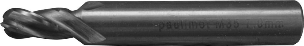 PAULIMOT Kugelkopffräser 4-schneidig 7 mm
