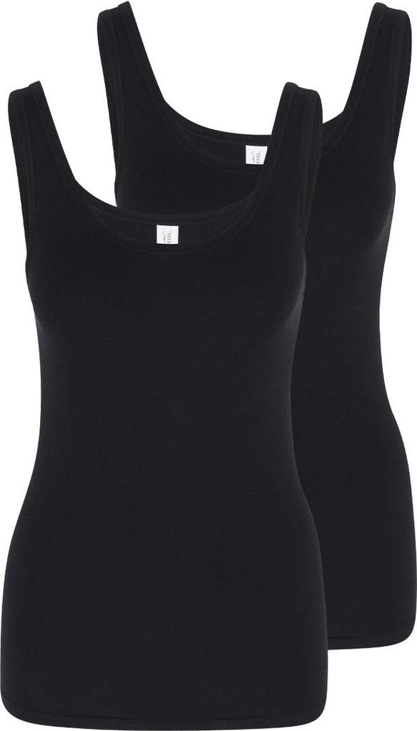Speidel 2er Pack bio.Baumwolle Plus Unterhemd / Top Natürliche Baumwoll-Qualität, Sportiver Schnitt mit höherem Rücken, Komfort ohne störende ...