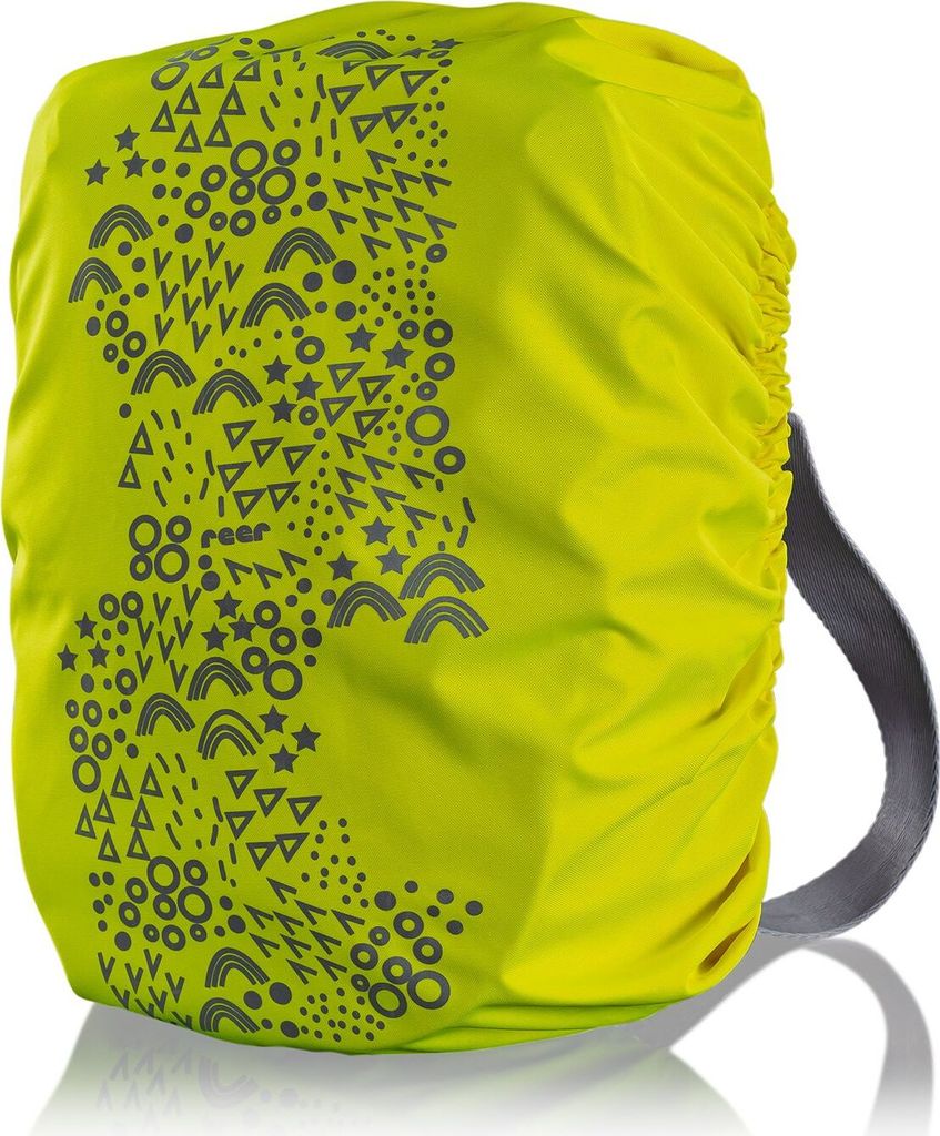 reer MyBuddyGuard Rucksackcover S, gut sichtbare Regenhülle für Kindergarten-Rucksack