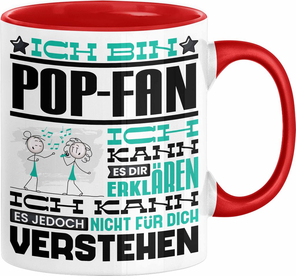 Pop-Fan Geschenk Tasse Lustige Geschenkdiee für einen Produktbild 