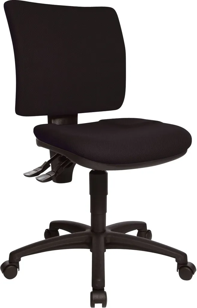 Chaise de bureau Topstar 8070 BC0 U50 pivotante sans accoudoirs noir