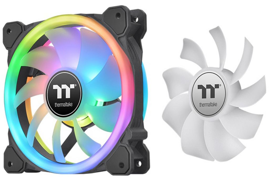 Thermaltake SWAFAN 12 RGB Computer case Fan 12 cm Black 3 pc(s)