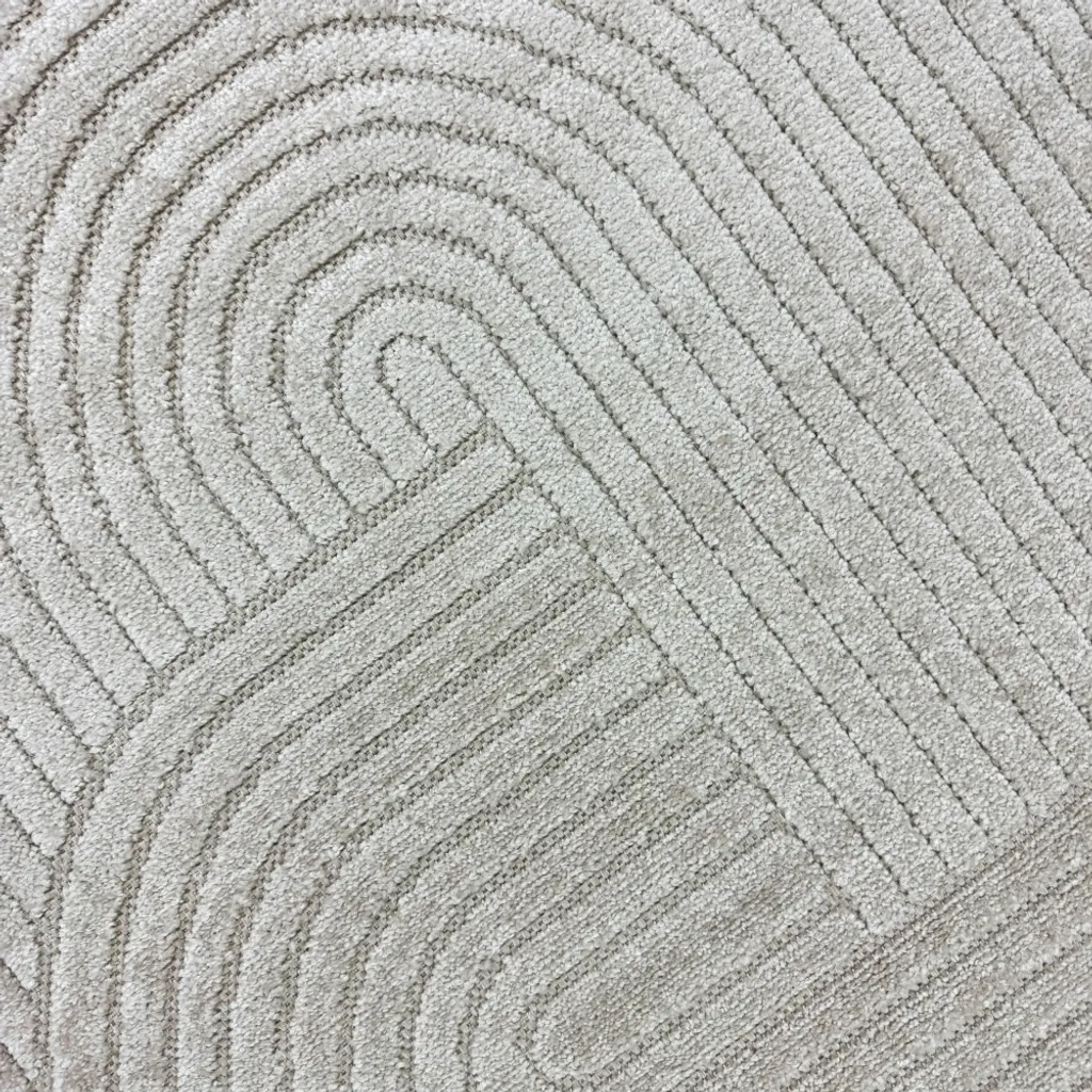 Tapis extérieur résistant aux intempéries Boho Beige 80x150 cm - Séries O