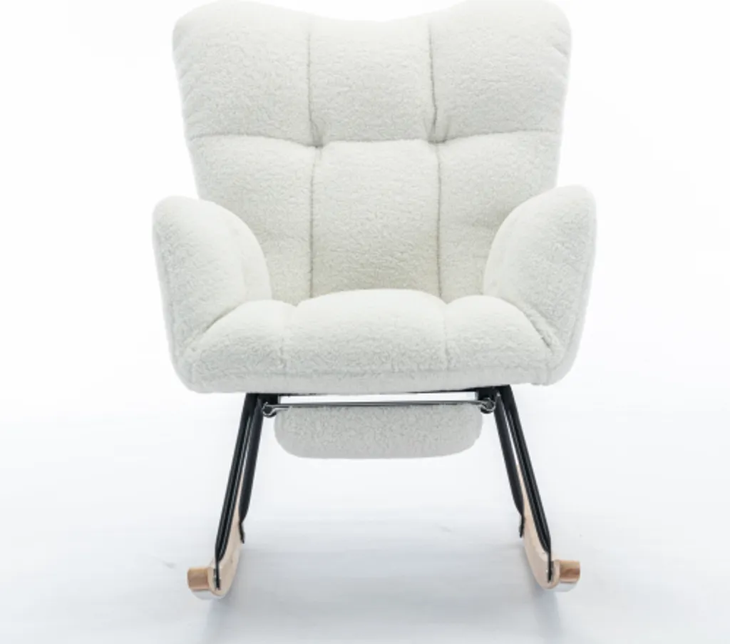 Fauteuil de relaxation à bascule AIORBER idéal pour la lecture au salon - 2