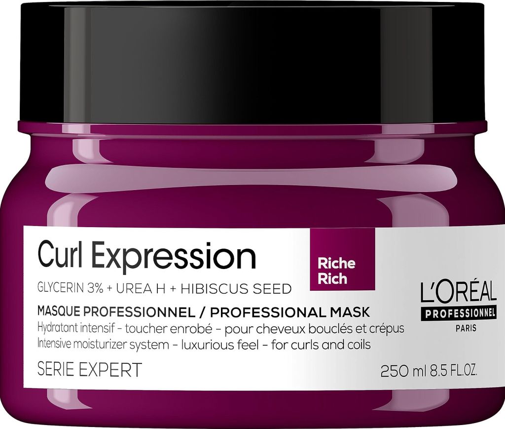 A product shot of a hair mask jar.