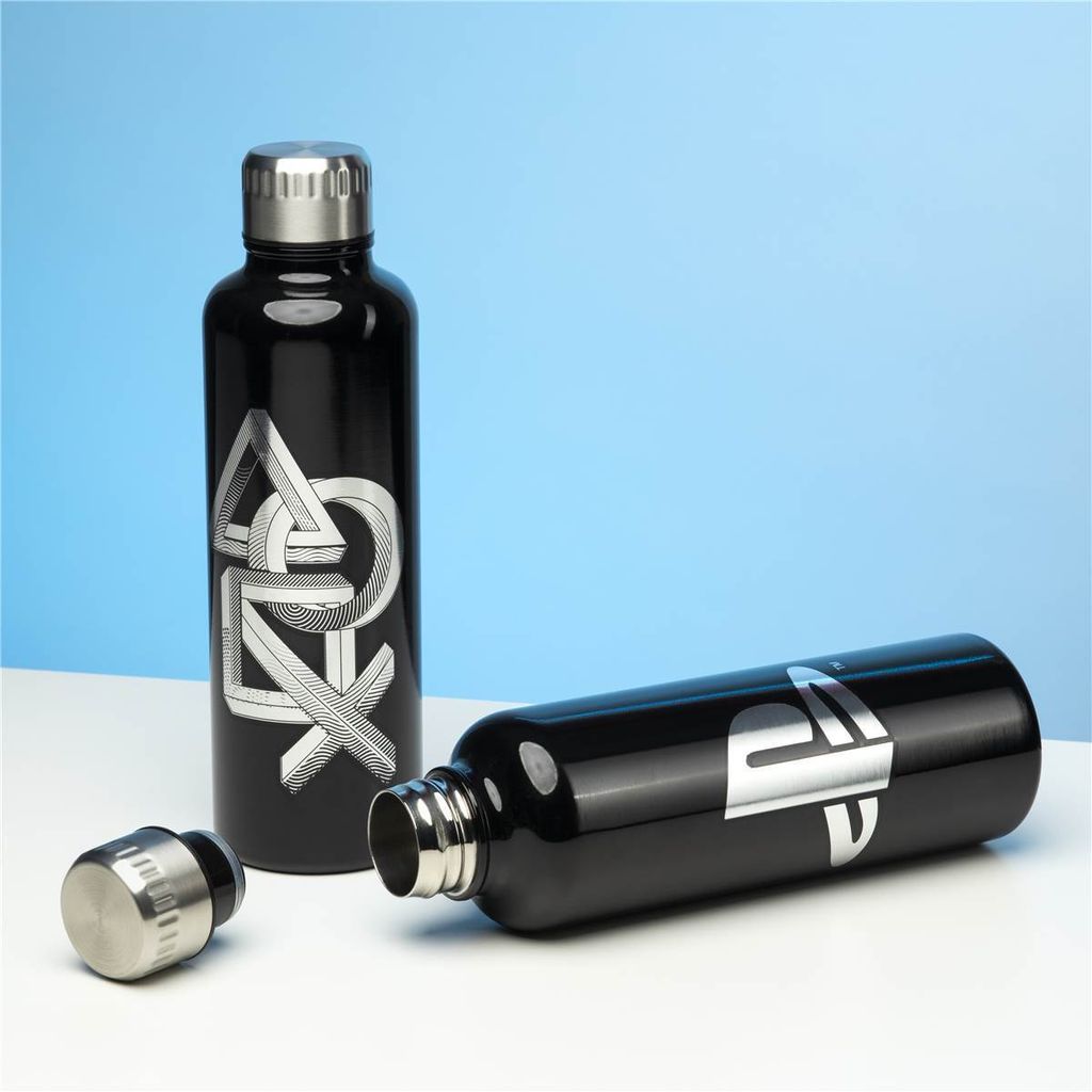 Paladone Playstation Tgliche Nutzung 480 ml Edelstahl Schwarz