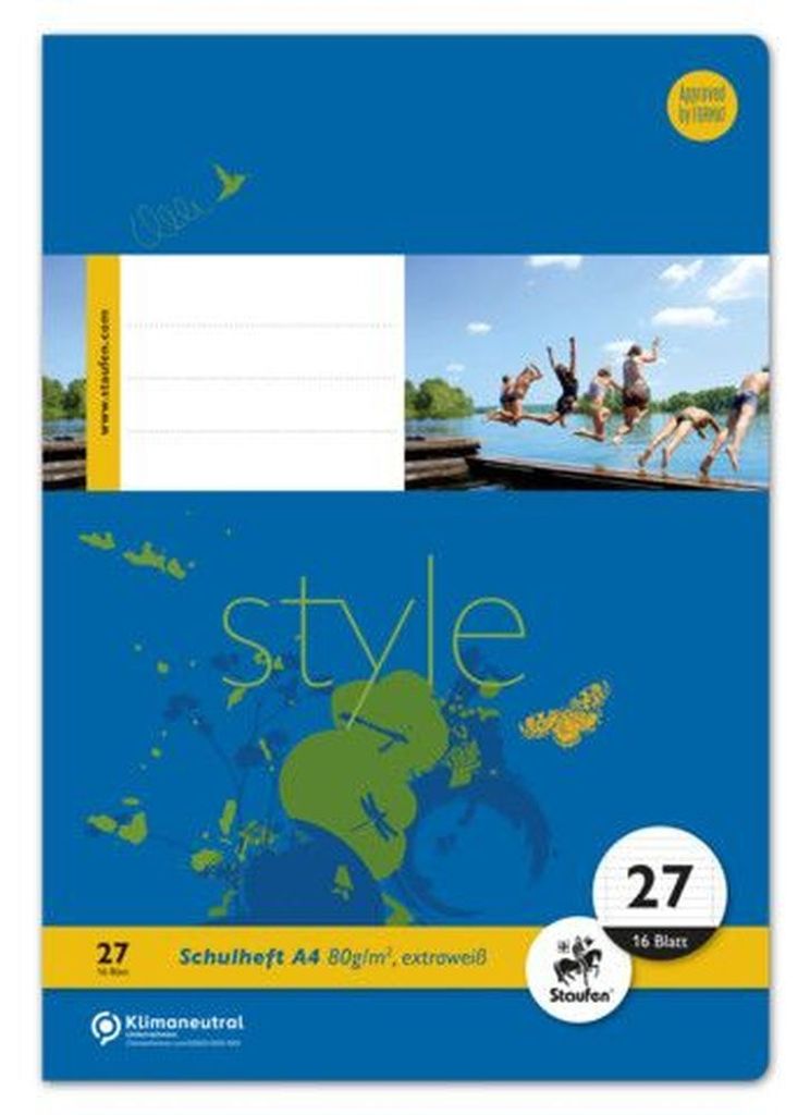 Staufen® style 040416027 Heft LIN27 - A4 16 Blatt 80g/qm Obrázek produktu 