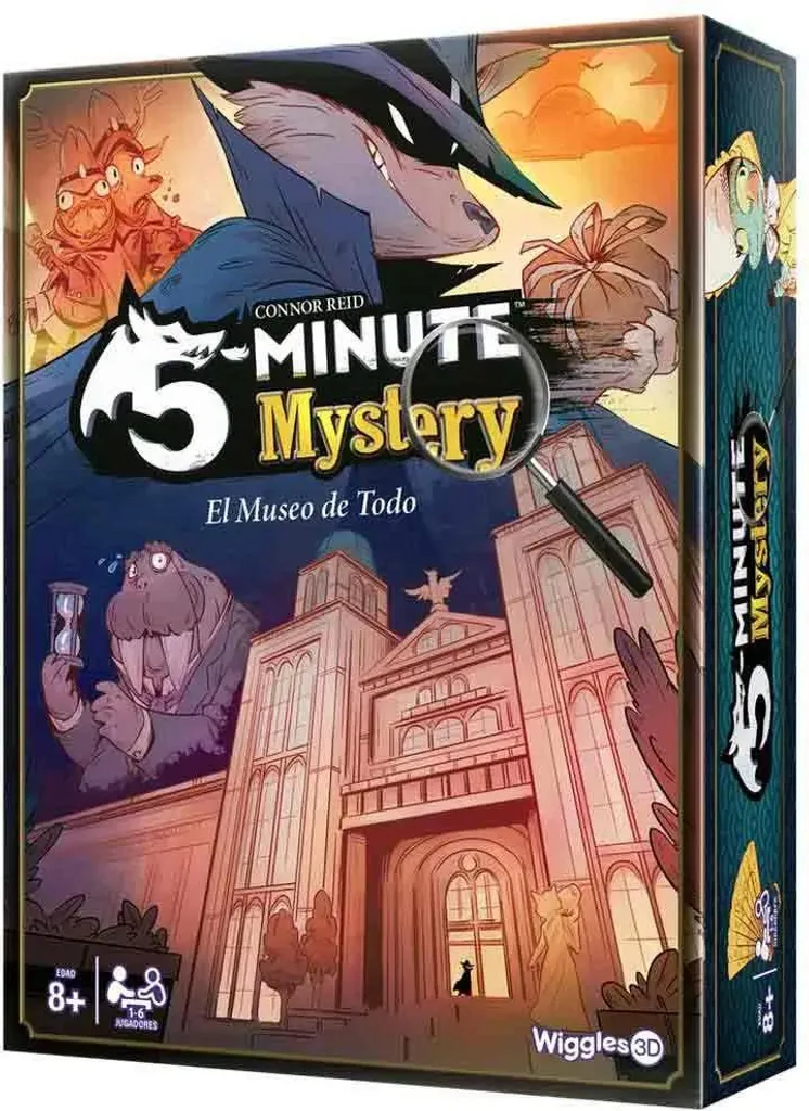 Jeu de Société Famille 3D Wiggles 5 Minute Mystery pour Soirées de Jeux