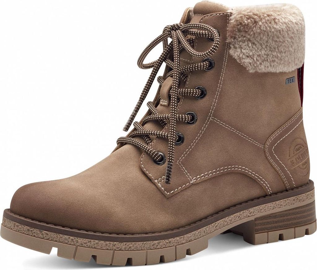s.Oliver Damenschuhe Stiefel Schnürer Braun Freizeit, Schuhgröße:39 EU