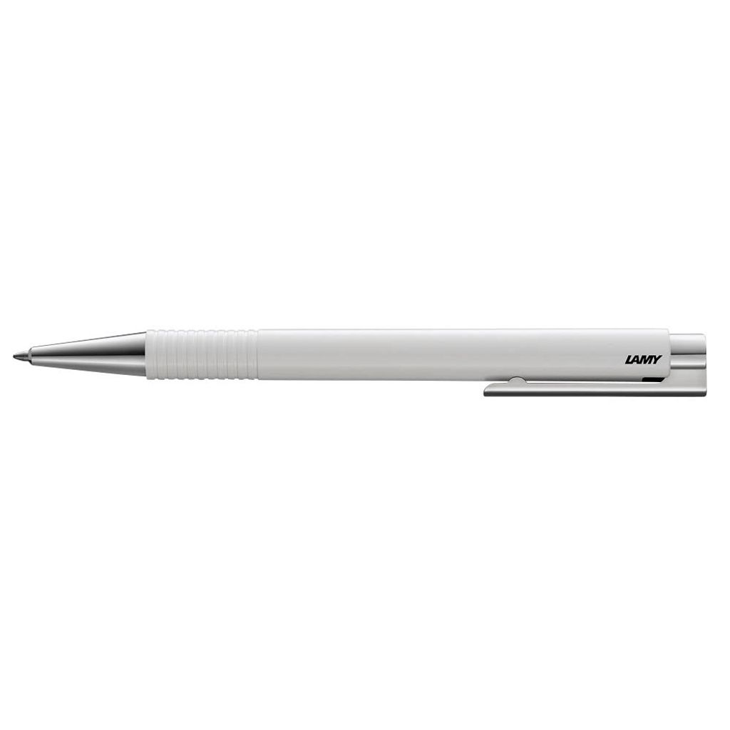 LAMY Kugelschreiber logo M+ white weiß Schreibfarbe blau, 1 Produktbild 